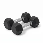 دمبل هگزا جفتی RC-210 رکورد جنس استیل — مناسب یوگا و پیلاتس